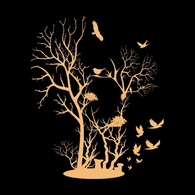Bird Deer Forest nature lover gift