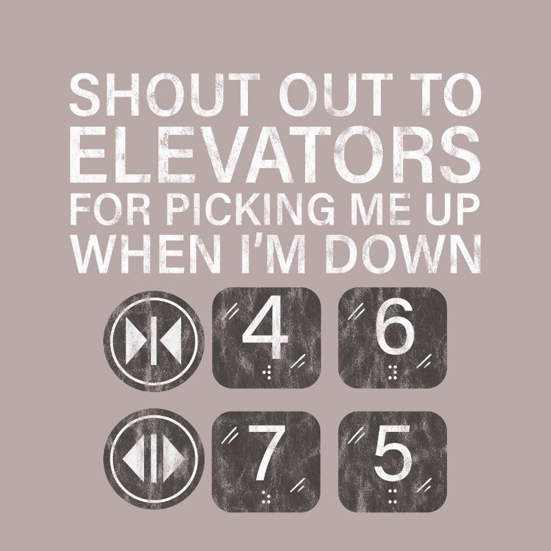 To Elevators For Picking Me Up When I'm Down 3
