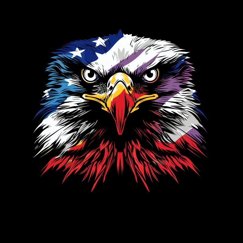 Drapeau américain Freedom Eagle USA Pride