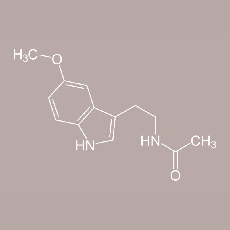Melatonin structural formula