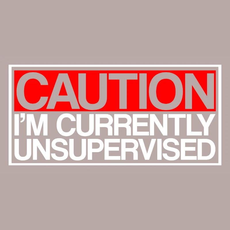 Caution I'm Currently Unsupervised 3