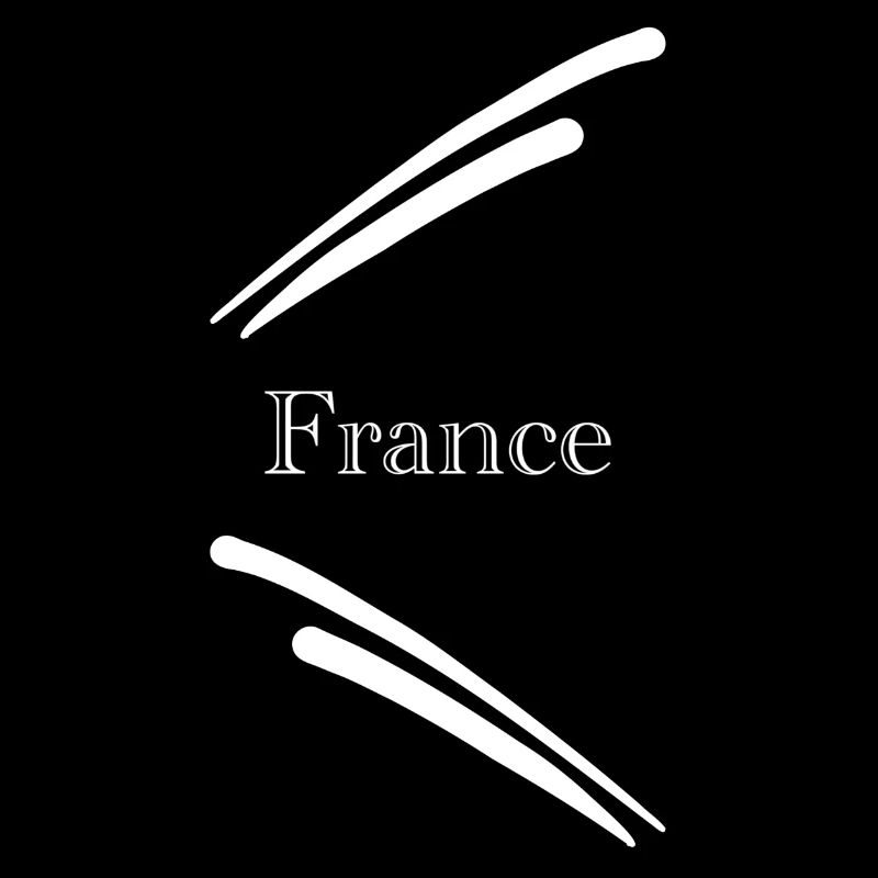 Frankreich Design - Weiß