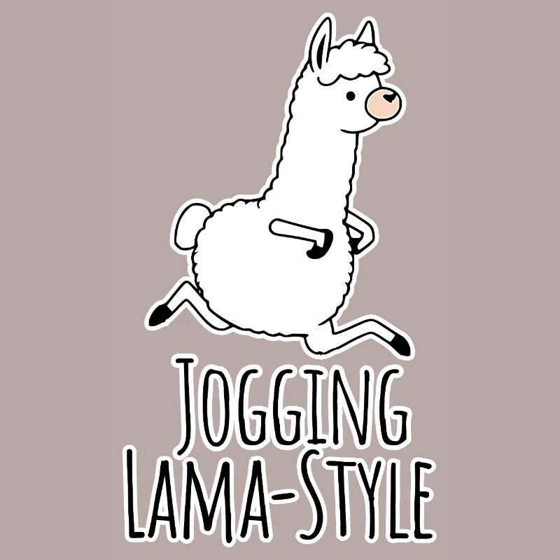 Des joggers style lama ! Courir à la fois et s’amuser !