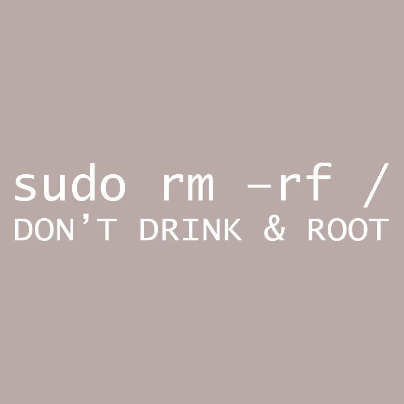 Don’t drink root programming cadeau d’information