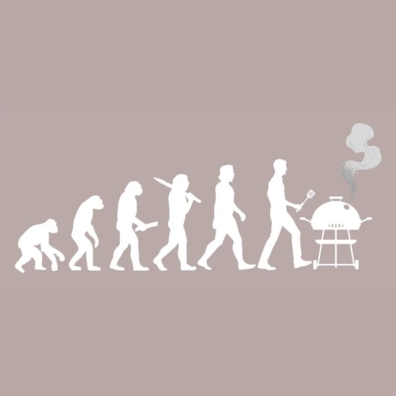 Evolution Grillen Barbecue BBQ Kugelgrill Geschenk