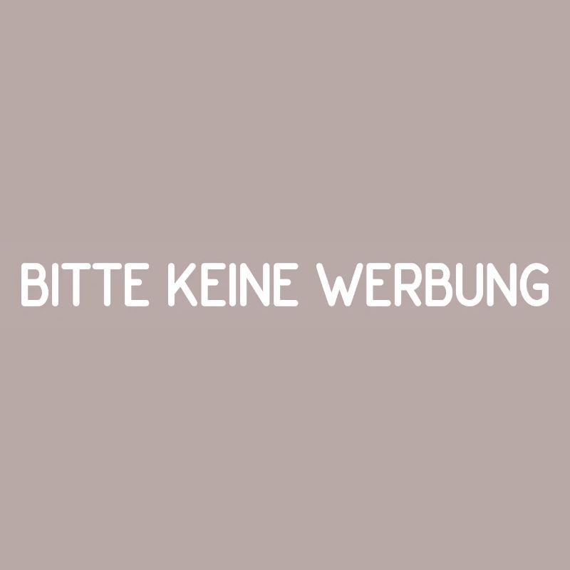 Bitte keine Werbung