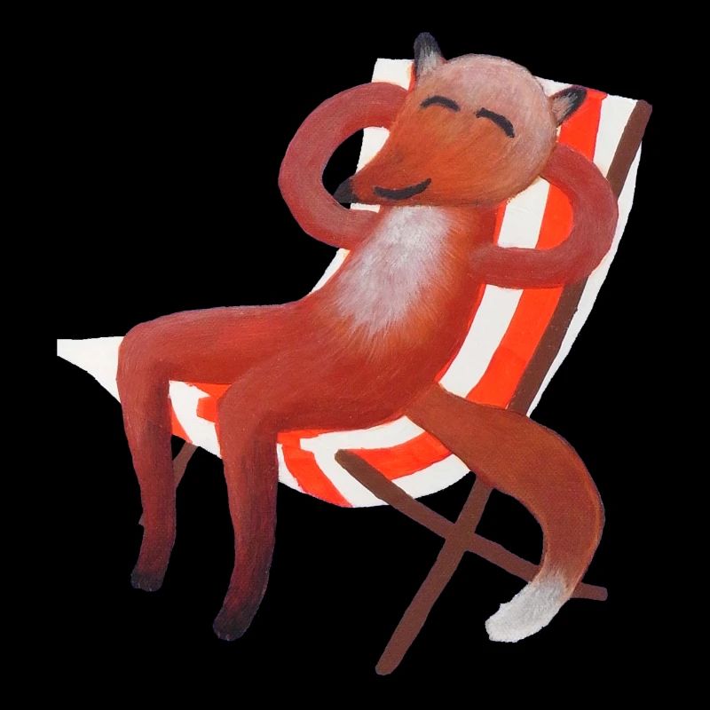 Sunbathing Fox (without sun)