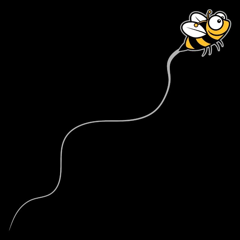 Funny Cute Flying Bee Bumblebee Love