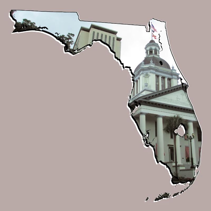 Florida State Capitol in Florida Map