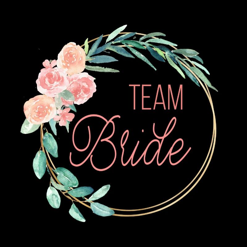 spring wreath team bride