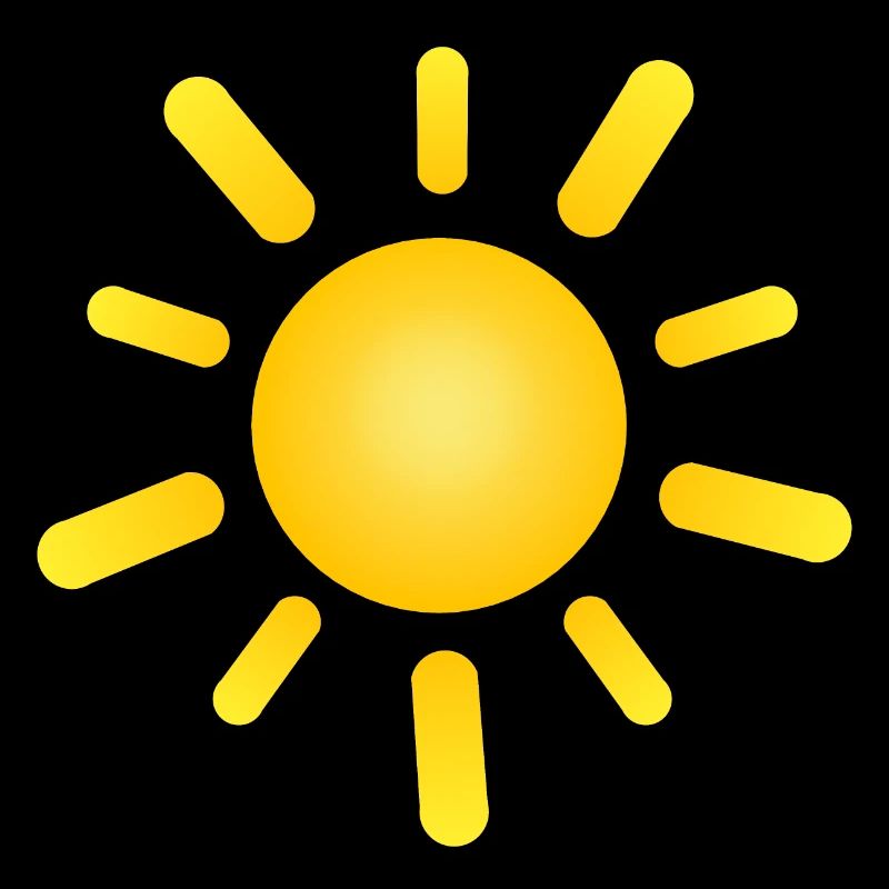 soleil dessin rayon