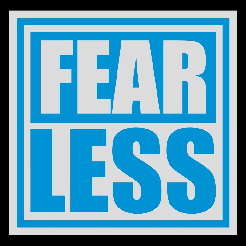 fearless Text Quote Design