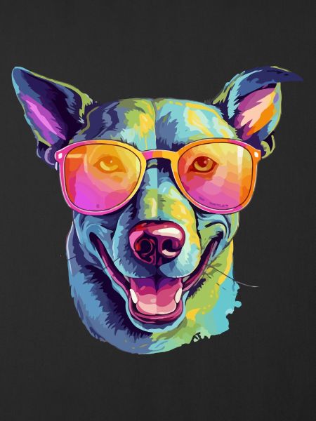 Dood the bespectacled dog