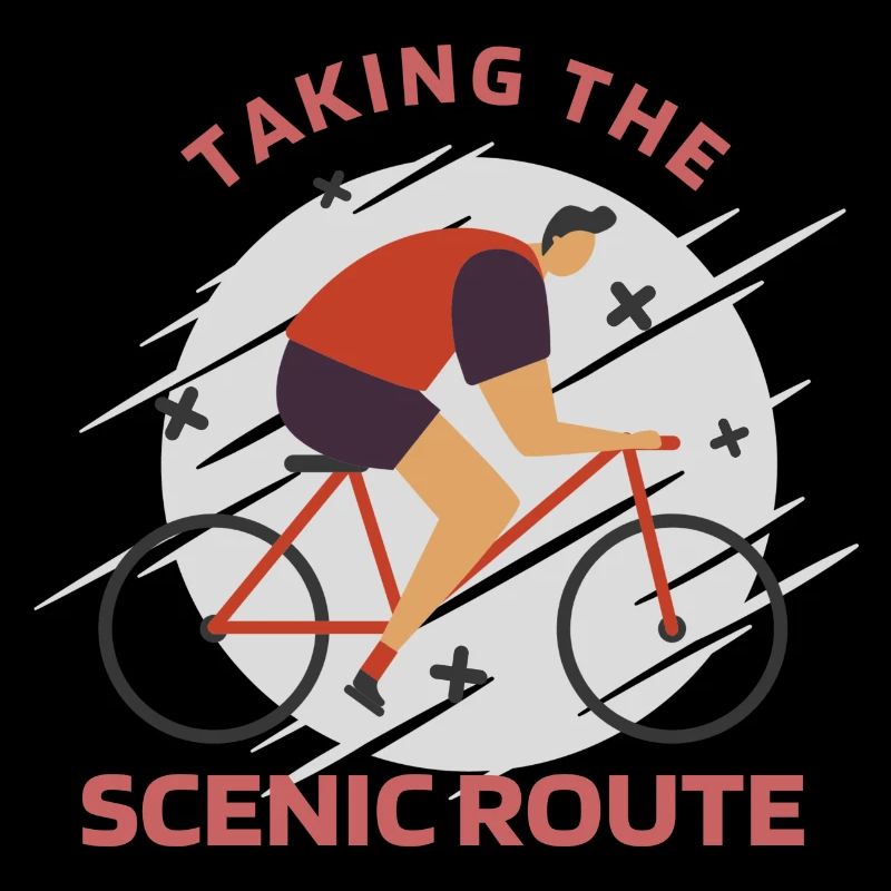 Taking The Scenic Route Retro Biking