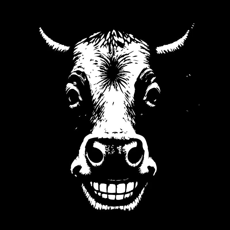 Vache souriante