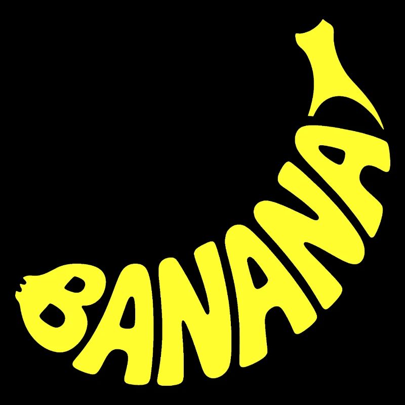 Banane - Logo de fruit cool