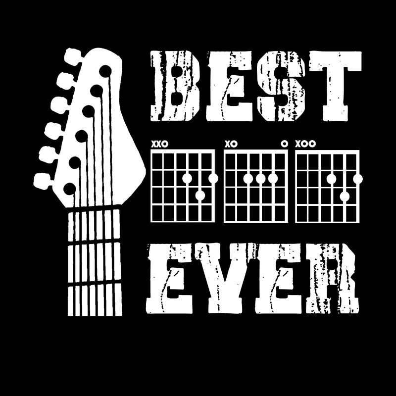 Best Dad Ever Guitar