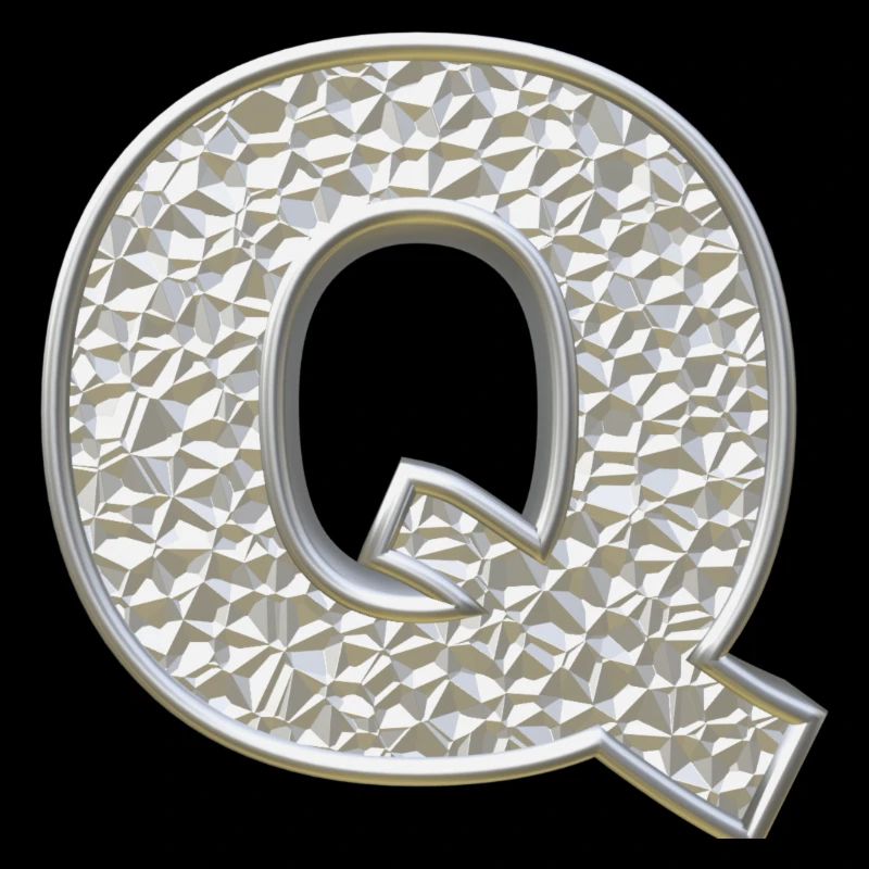 Q, lettre, lettre Q, initiale, initiale Q, monogramme,