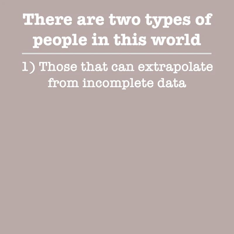 Extrapolate Data people