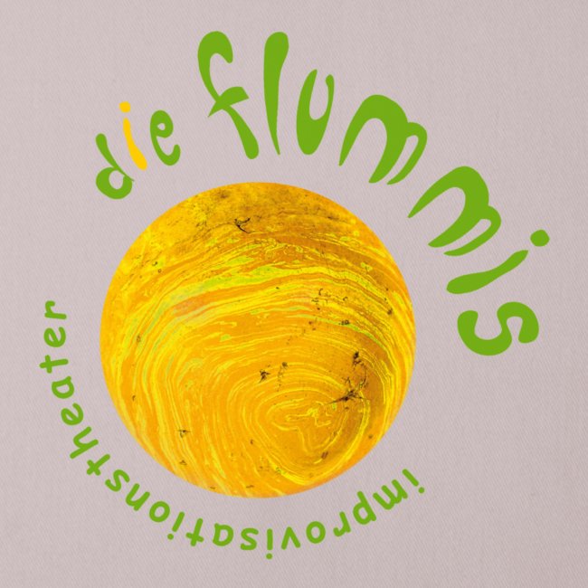 Flummi Logo rund gelb