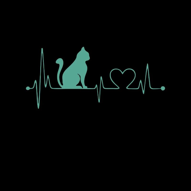 Chemise de chat • Chat de battement de coeur • Cadeau