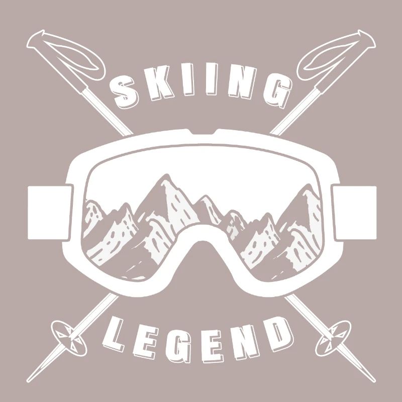 Snow Ski Legend Master Gift Idea Gift