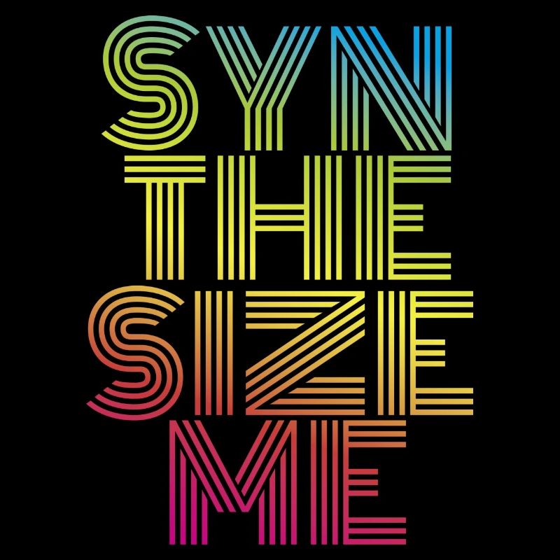 Synthesize me Synthesizer Synthie Pop Cadeau