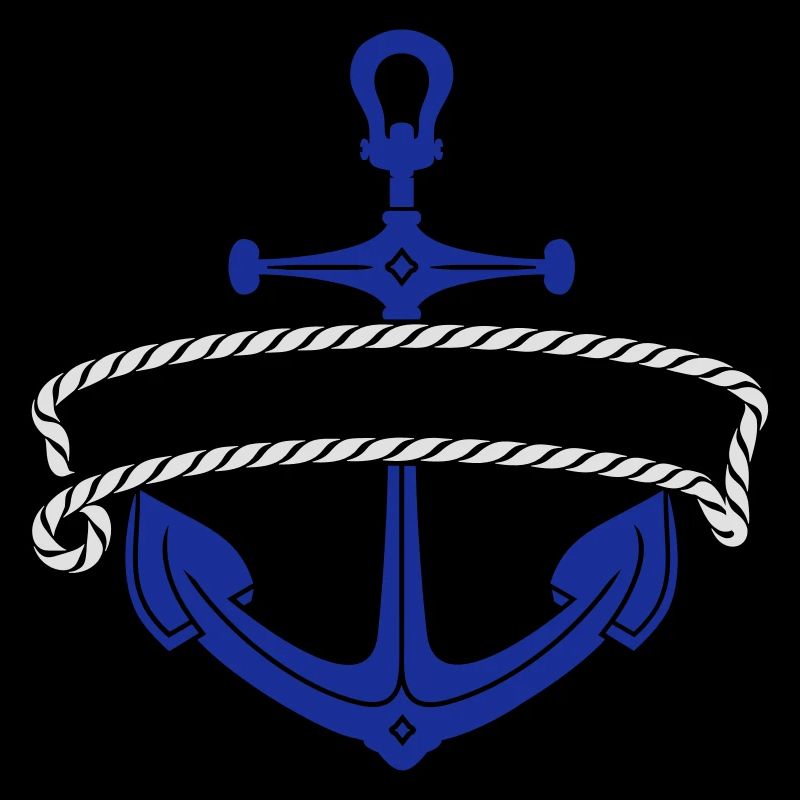 Anker mit Tau / anchor & rope frame (ot; 2c)