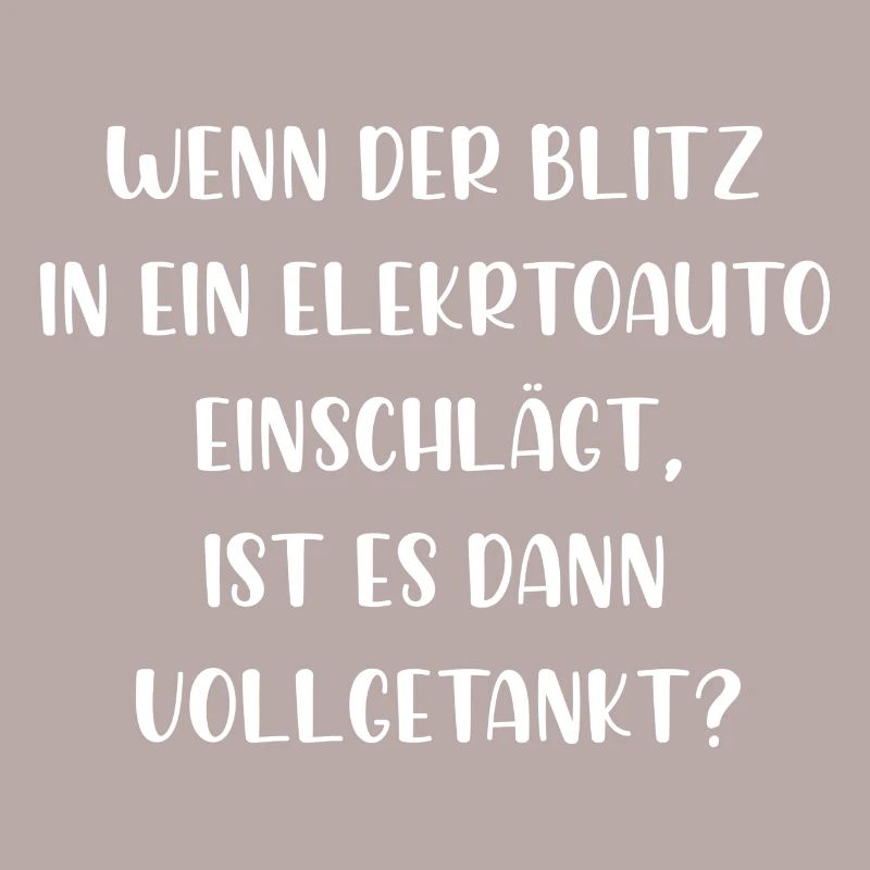 Wenn der Blitz in ein E Auto einschlägt getankt