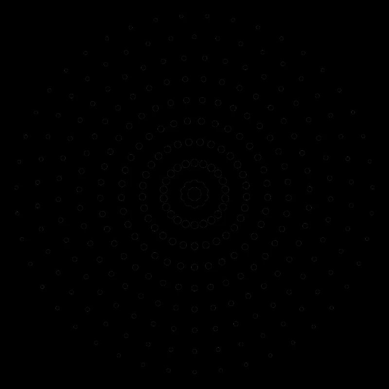 Blurry| Points | Black| gift idea