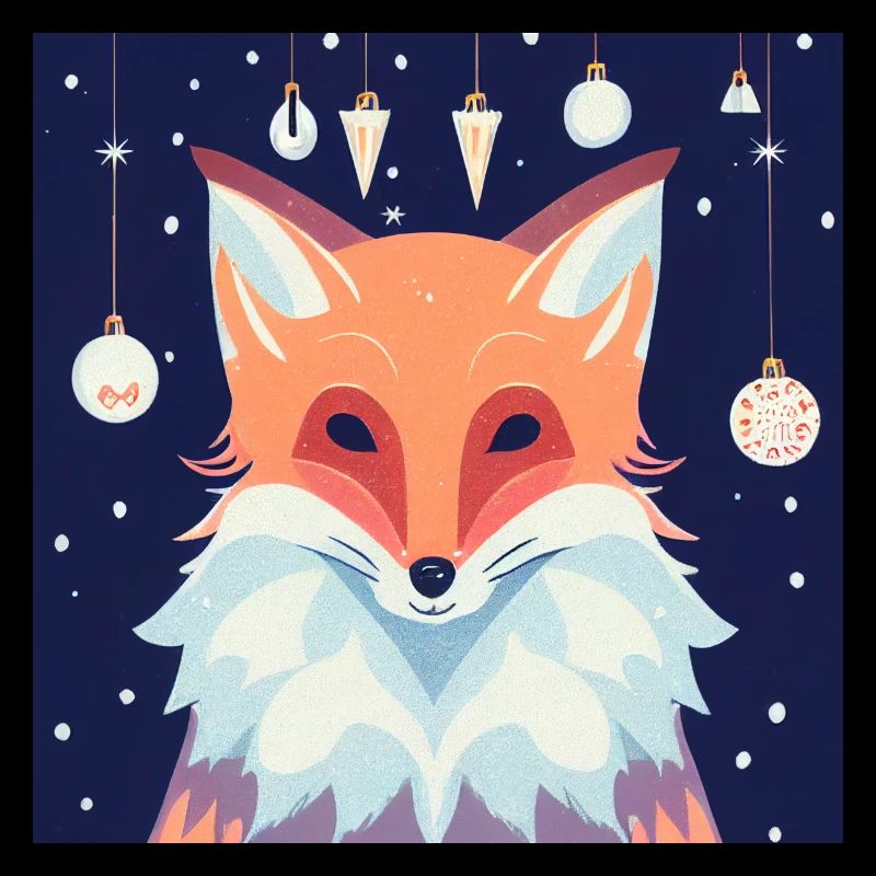Fuchs Süß Weihnachten