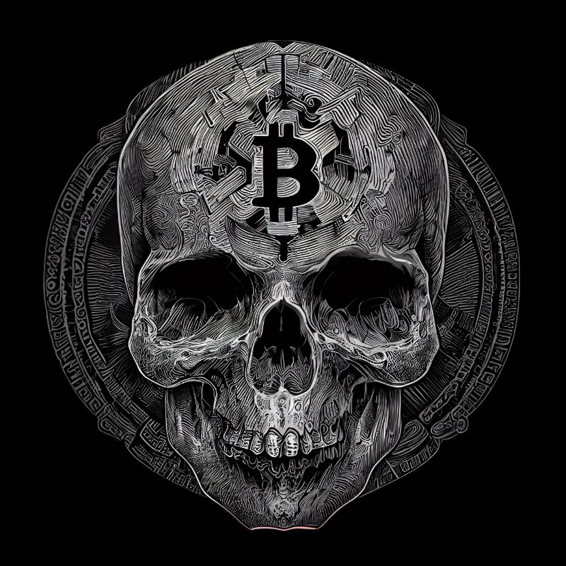 Fusion de la mort et Bitcoin