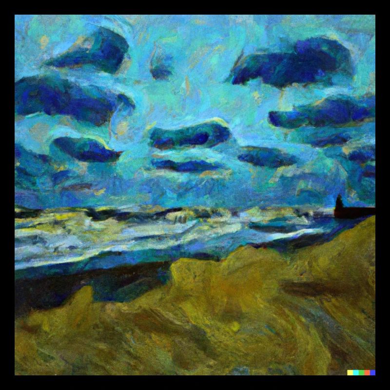 Van Gogh Strand Meer