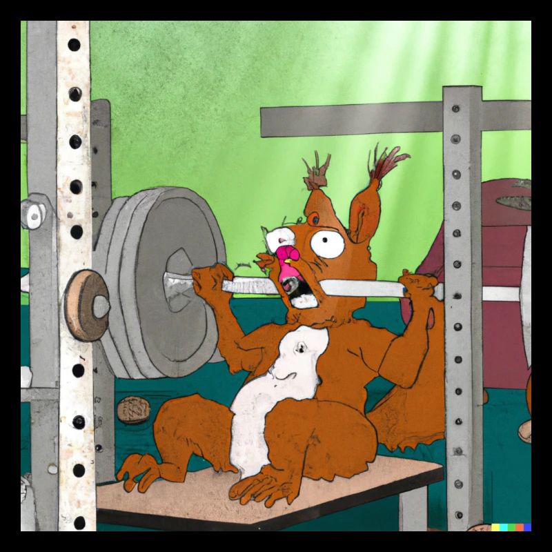 SQRRLD - Squirrel's Bench Press Accident