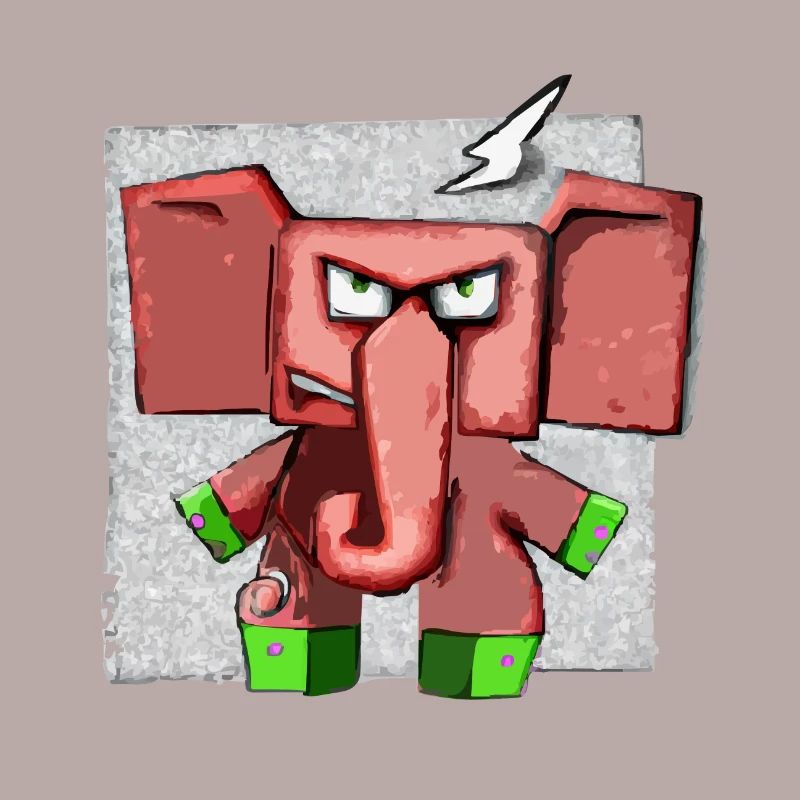 Blax the grumpy elephant