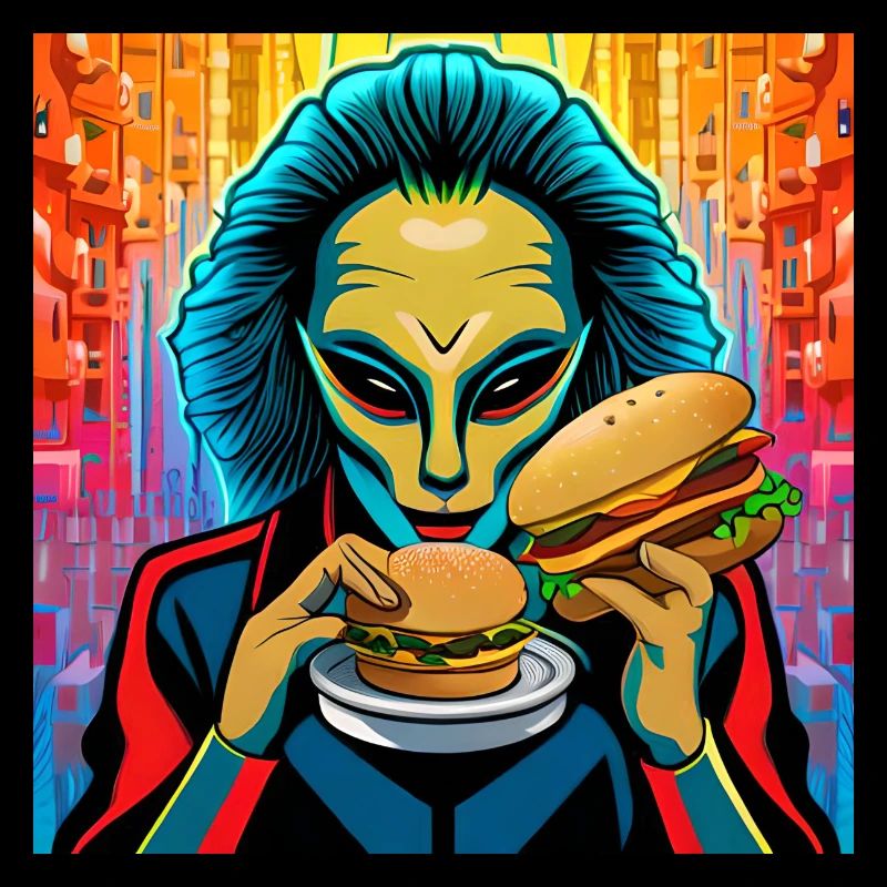 Alien burger