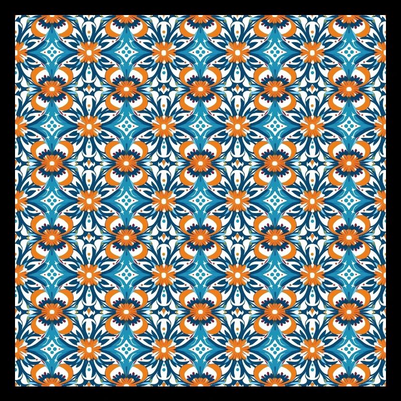 Tiles Seamless Pattern Motif Geometric Modern Art