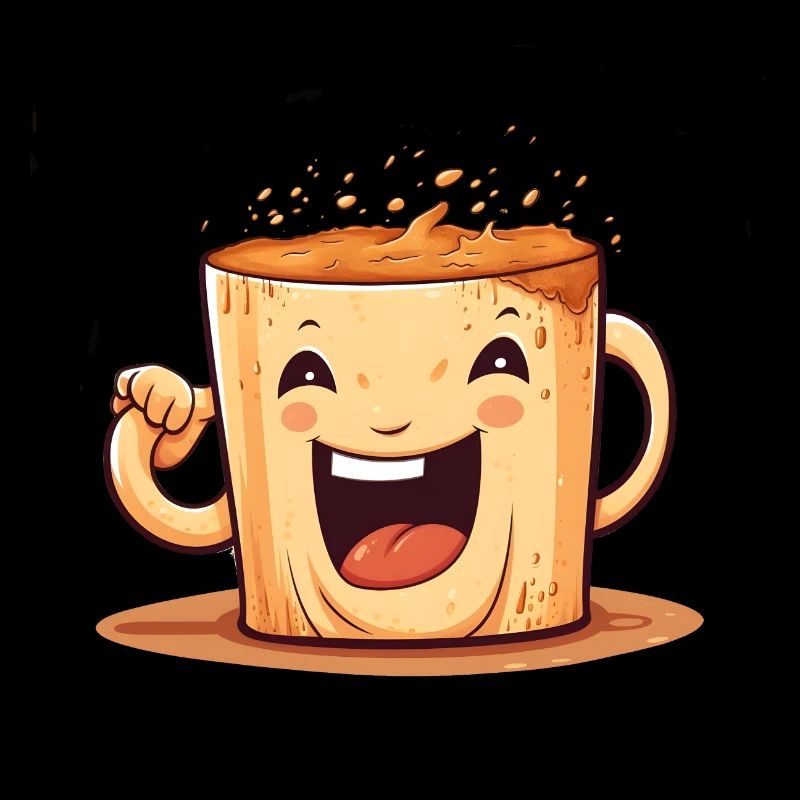 Coffee Mug with Face - For Coffee Lovers