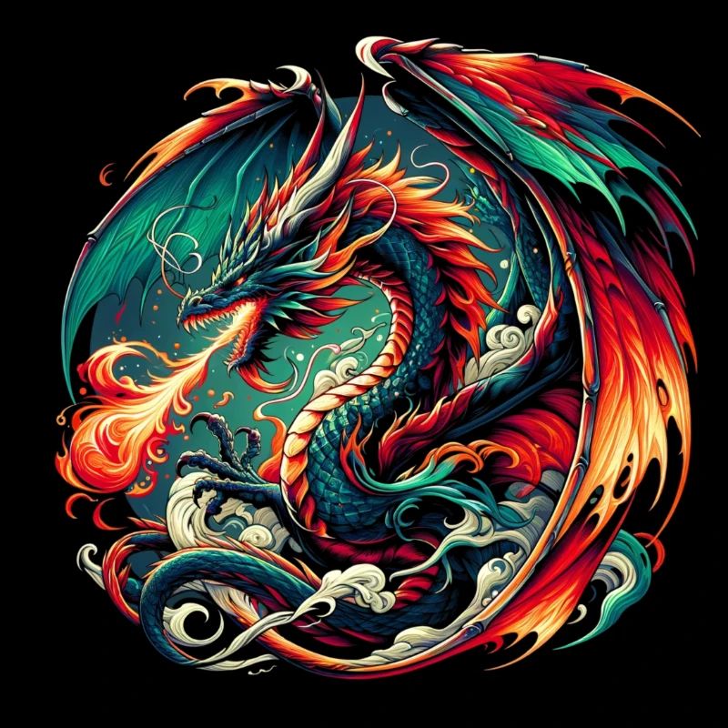 Spirale de dragon infernal