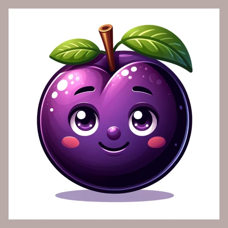 Une prune sucrée