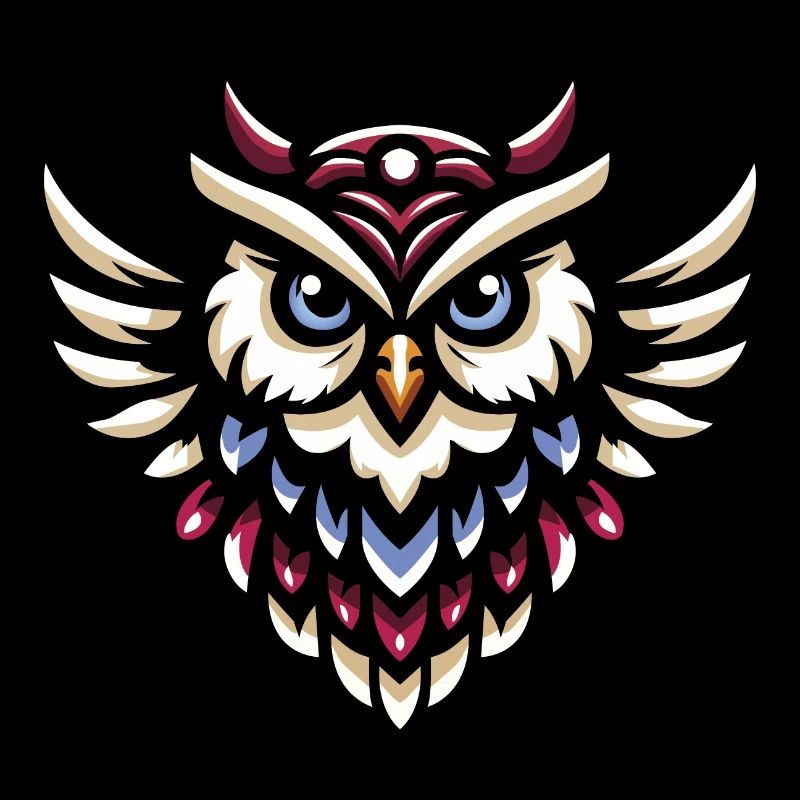 Coole fliegende Eule