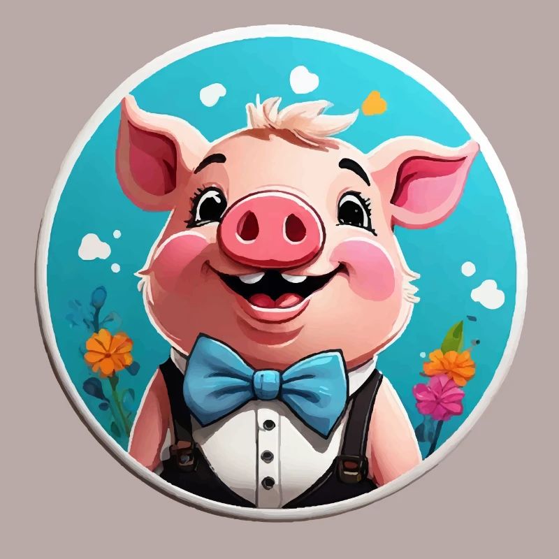 Funny Pig Comic