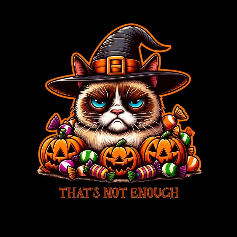 Chat maléfique d’Halloween