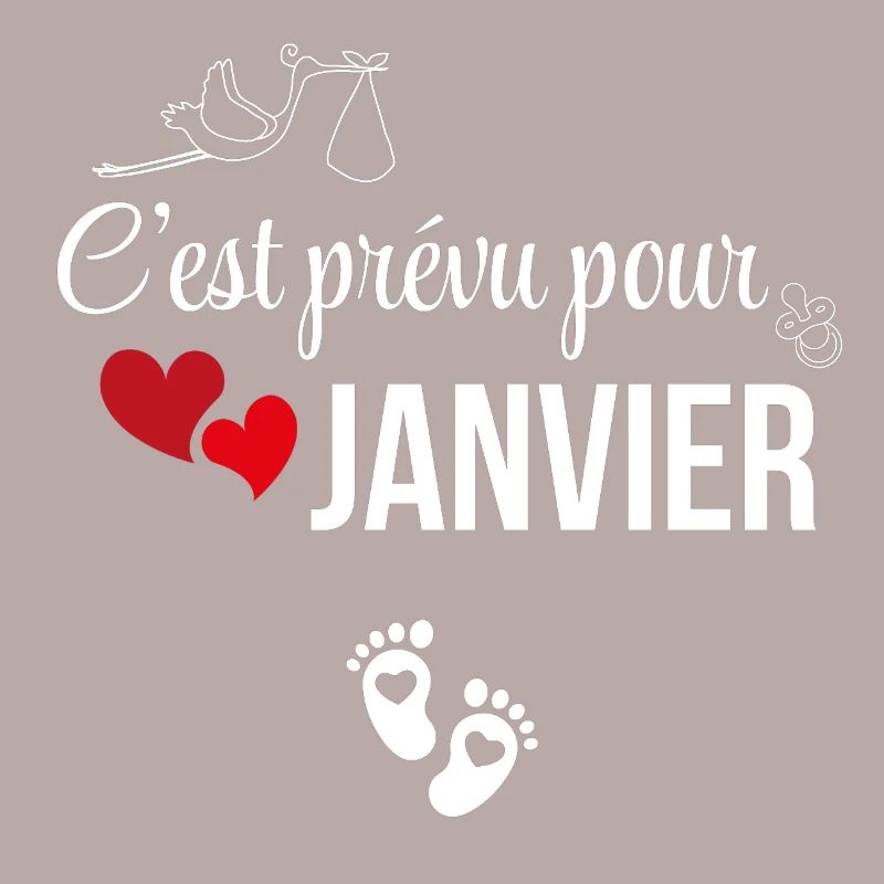 C’est prévu pour janvier - annonce de grossesse