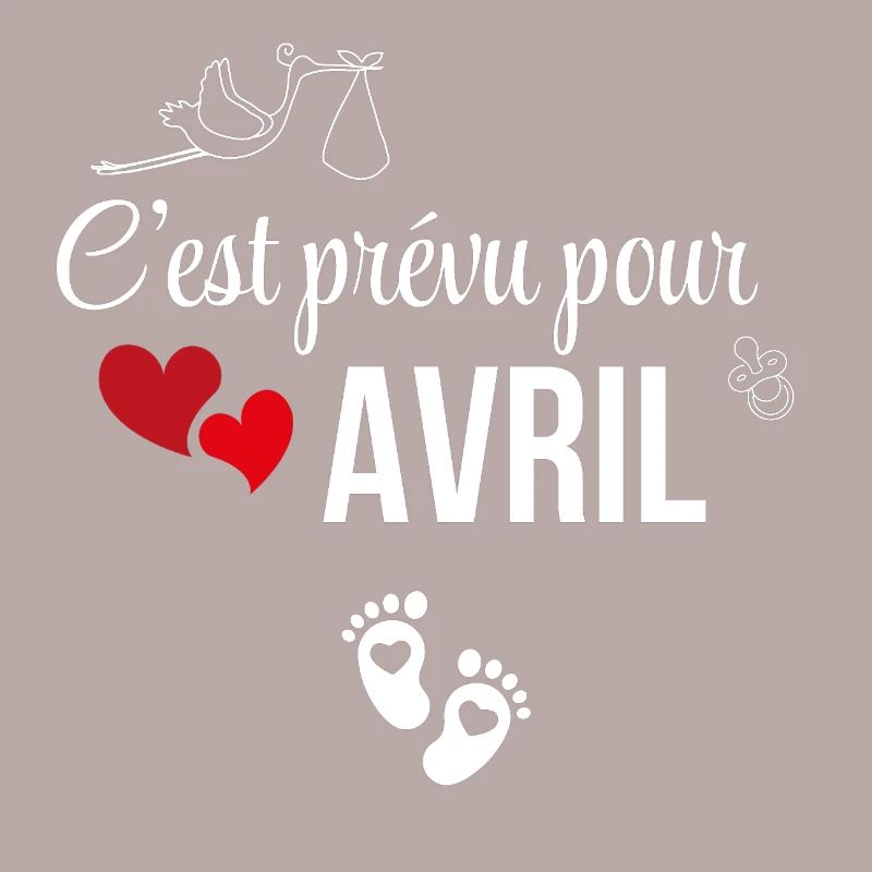 C’est prévu pour avril - annonce de grossesse