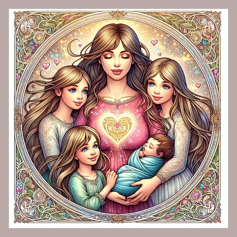 Mama mit 4 Kindern