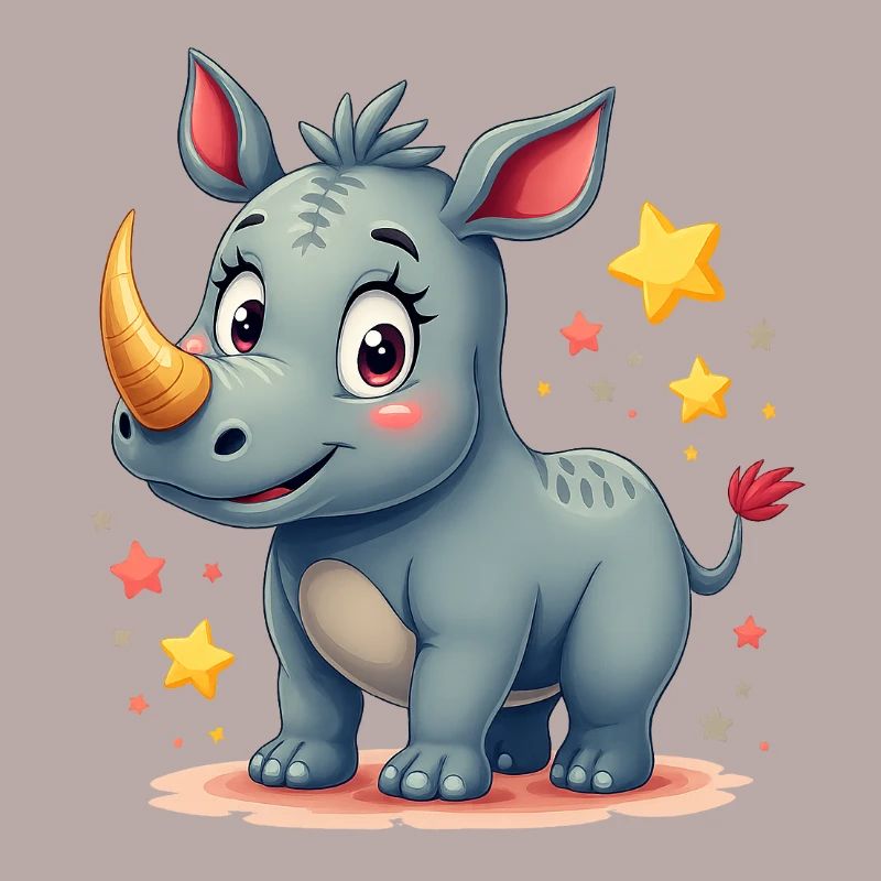 Conception de rhinocéros