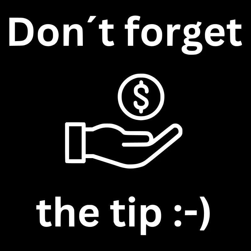 Don t forget the tip