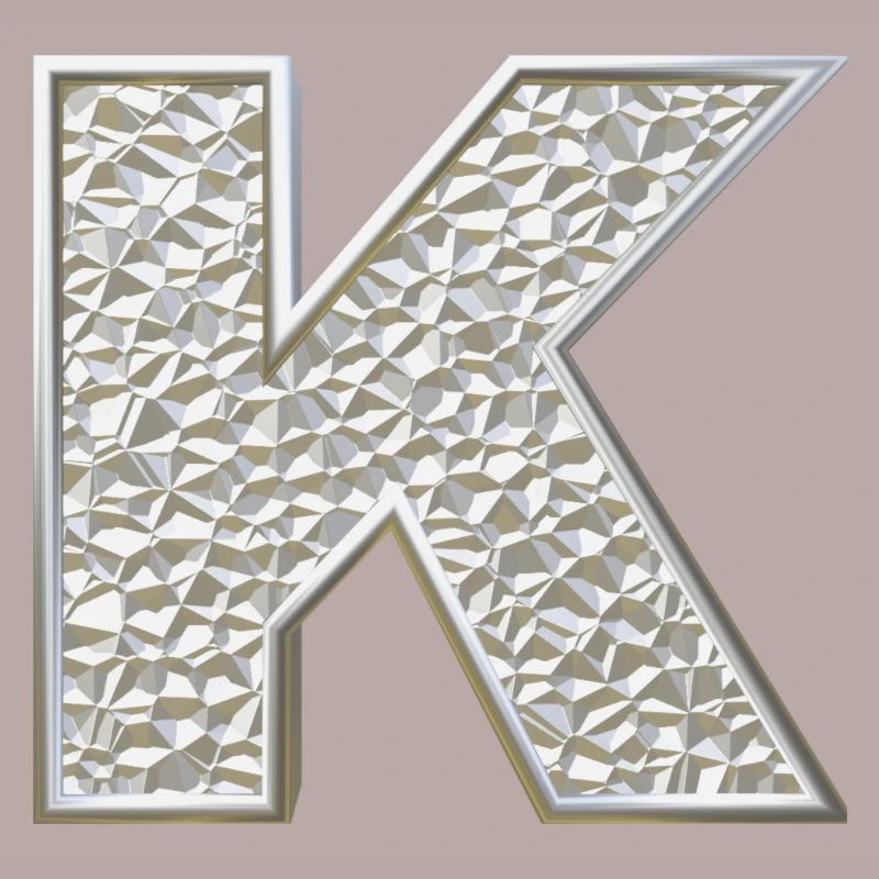 K, lettre, lettre K, initiale, initiale K, monogramme,