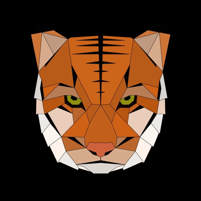 Tiger geometrisch